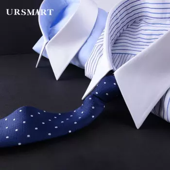 Мужская рубашка с французскими манжетами, белая деловая приталенная рубашка в полоску с длинными рукавами