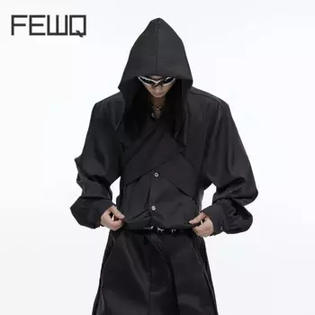 Мужская рубашка с капюшоном и длинным рукавом, 24x2023