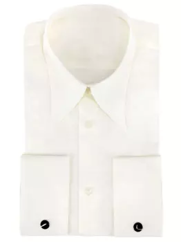 Мужская рубашка с острым вырезом, в стиле ретро