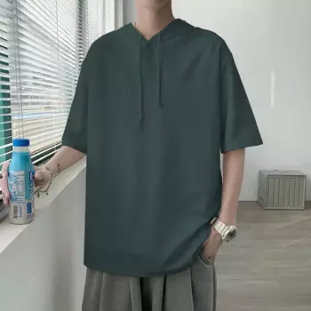 Мужская спортивная футболка с коротким рукавом, 5 цветов