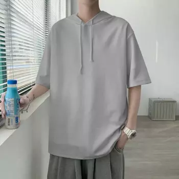 Мужская спортивная футболка с коротким рукавом, 5 цветов