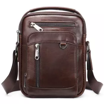 Мужская сумка через плечо из натуральной кожи, сумка на одно плечо, сумка для отдыха из воловьей кожи, новая модная брендовая мужская кожаная сумка для мужчин/мужа