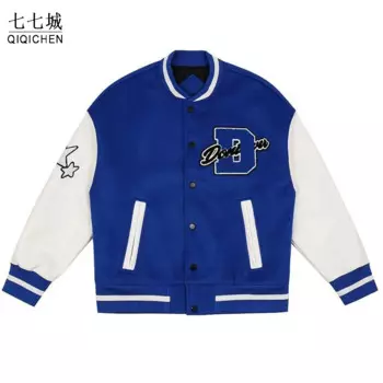 Мужская свободная куртка в стиле хип-хоп