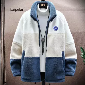 Мужская теплая куртка составного кроя, флисовая парка большого размера 6XL 7XL 8XL, Толстая Повседневная термопарка, пальто большого размера d на зиму
