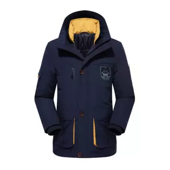 Мужская теплая ветрозащитная куртка, со съемным пухом, ветрозащитная, зимняя, 6XL