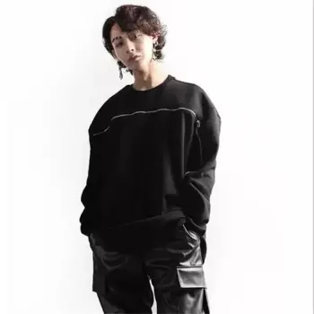 Мужская толстовка с длинным рукавом Новинка весна-осень индивидуальная модная трендовая Повседневная универсальная Толстовка большого размера на молнии с украшением