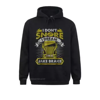Мужская толстовка с капюшоном I't храп I Dream Im A Jake Brake, забавная толстовка с капюшоном и принтом на День Благодарения, мужские толстовки со скидкой