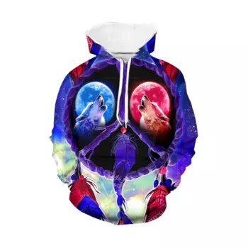 Мужская толстовка с капюшоном, с карманами