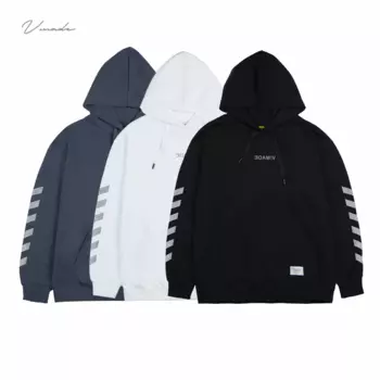 Мужская толстовка с капюшоном VMADE S10, 100% хлопок, махровая Толстовка свободного кроя, тяжелая, повседневная, большого размера