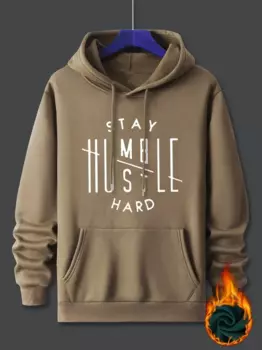 Мужская толстовка с монограммой, повседневный графический дизайн, пуловер с капюшоном, свитер с искусственной кожей для зимы и осени