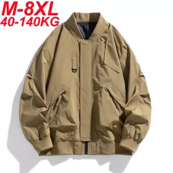 Мужская ветровка на молнии, с карманами, размеры до 7xl