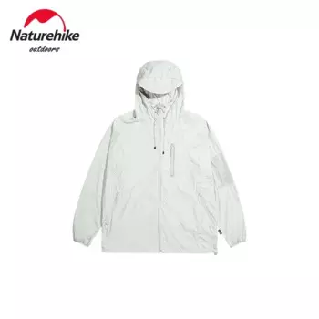 Мужская ветровка с капюшоном Naturehike UPF 50 +, тонкая дышащая куртка с защитой от ультрафиолета, для отдыха на открытом воздухе и походов