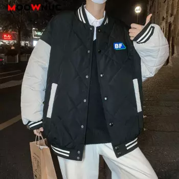 Мужская ветровка с защитой от ветра, повседневная куртка-бомбер, весна-осень 2021