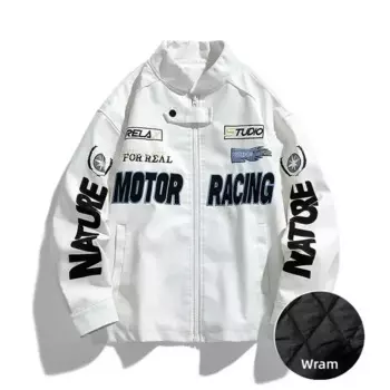 Мужская винтажная куртка-бомбер с вышивкой