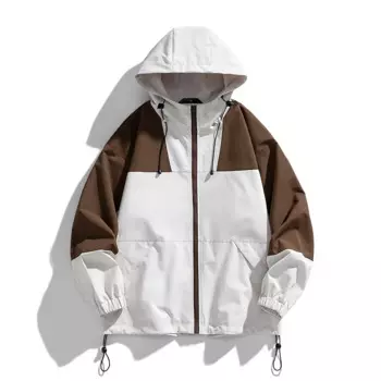 Мужская винтажная куртка с капюшоном, женская уличная куртка, Повседневная Лоскутная куртка для альпинизма, японская парная куртка, Весенняя Молодежная хипстерская куртка