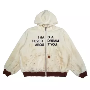 Мужская винтажная толстовка на молнии, с вышивкой