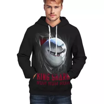 Мужская винтажная толстовка с капюшоном и принтом черепа