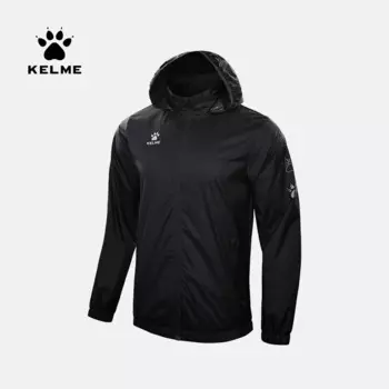 Мужская водонепроницаемая куртка KELME, ветровка для тренировок по футболу, легкая верхняя одежда для тренировок, быстросохнущее пальто 8163WT1001