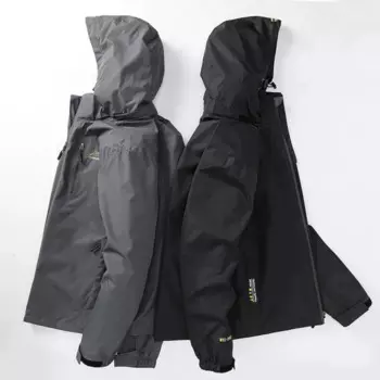 Мужская водонепроницаемая ветрозащитная куртка большого размера 5XL 6XL 7XL 8XL