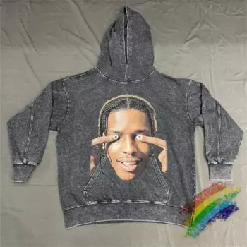 Мужская/Женская хлопковая толстовка оверсайз с принтом персонажа