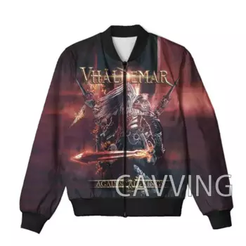 Мужская/Женская куртка-бомбер на молнии с 3D-принтом