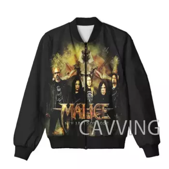 Мужская/Женская куртка-бомбер на молнии с 3D-принтом