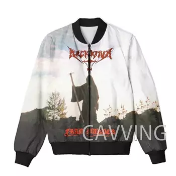 Мужская/Женская куртка-бомбер на молнии с 3D-принтом