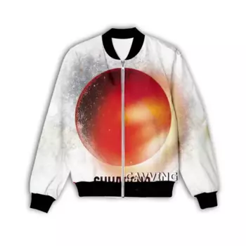 Мужская/Женская куртка-бомбер на молнии с 3D-принтом