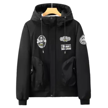 Мужская зимняя Свободная куртка большого размера