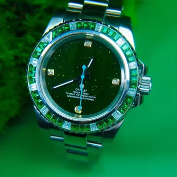 Мужские автоматические часы OKPLAY 43 мм индивидуальные модифицированные Механические Наручные Часы 10ATM водонепроницаемые светящиеся NH35