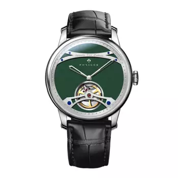 Мужские автоматические часы PONIGER, винтажные механические наручные часы, роскошный светящийся циферблат скелета