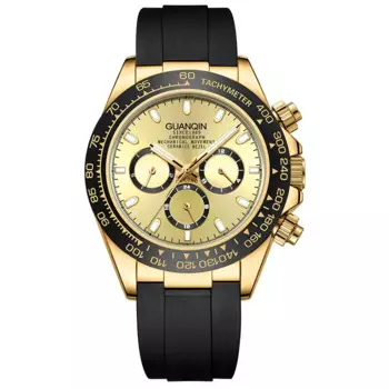 Мужские автоматические светящиеся многофункциональные механические наручные часы Guanqin