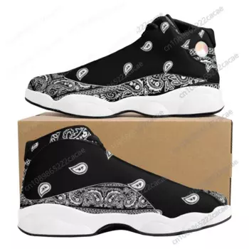 Мужские баскетбольные кроссовки с принтом, размеры 38-49