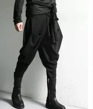 Мужские брюки-шаровары 27-46, облегающие брюки, костюм певицы, 2024