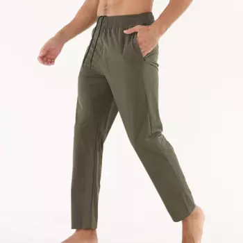Мужские брюки, спортивные штаны, дышащие брюки, весенние спортивные брюки с эластичной резинкой на талии, прямые широкие брюки для бега, спортивный костюм для мужчин