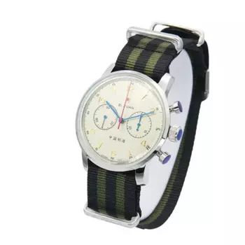 Мужские часы-хронограф, ремешок из нейлона, 6806 г