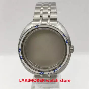 Мужские часы из нержавеющей стали, 43 мм