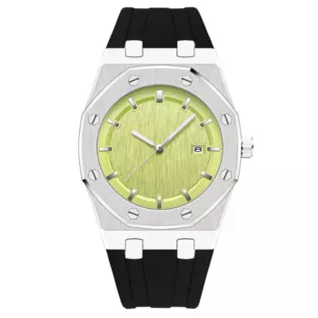 Мужские часы с большим циферблатом, спортивные водонепроницаемые кварцевые часы с календарем