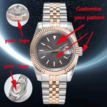 Мужские часы с механизмом NH35A, сапфировое стекло, автоматическое оборудование NH35A, часы Cyclops, роскошные часы 39 мм/36 мм, спортивный бизнес