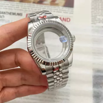 Мужские часы с ремешком из нержавеющей стали, 36/39 мм