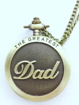 Мужские часы с римскими цифрами, на цепочке