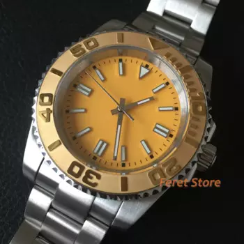 Мужские часы с сапфировым стеклом, 40 мм, 10 бар