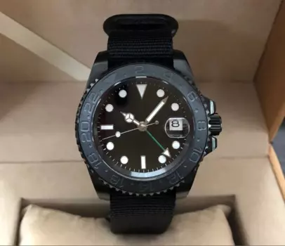 Мужские часы с сапфировым стеклом parnis PVD, 41 мм