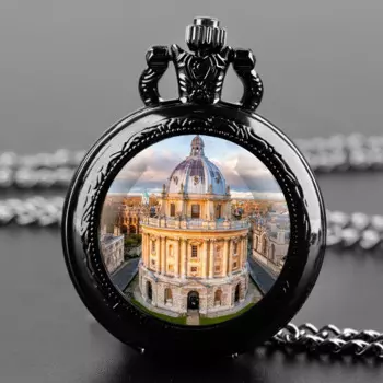 Мужские и женские кварцевые наручные часы с цепочкой и ожерельем