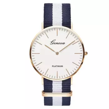 Мужские и женские наручные часы с нейлоновым ремешком