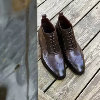 Мужские кожаные ботинки челси