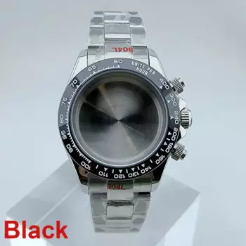 Мужские кварцевые часы с хронографом, 39 мм