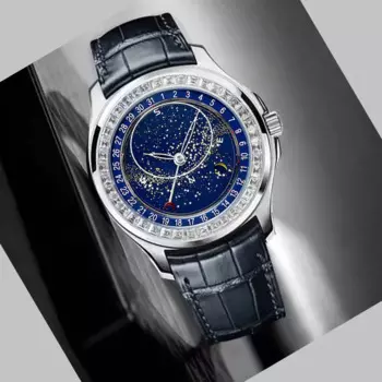 Мужские кварцевые часы в стиле хип-хоп, со стразами