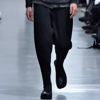 Мужские Леггинсы Harlan с подвесной промежностью, Осень-зима 2021, модные шерстяные Эластичные зауженные брюки простого дизайна с узкими штанинами