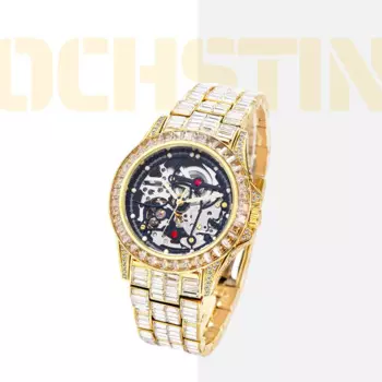 Мужские механические часы в стиле хип-хоп